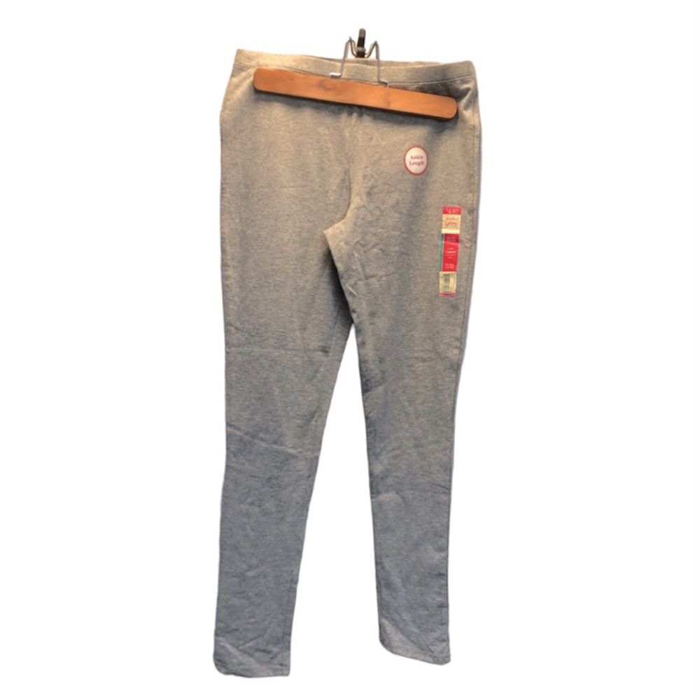 Faded Glory girls’ gray leggings, size XL (14-16)